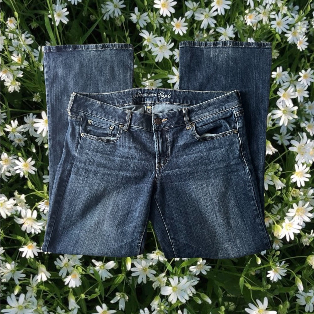 Low rise Straight legged American eagle jeans